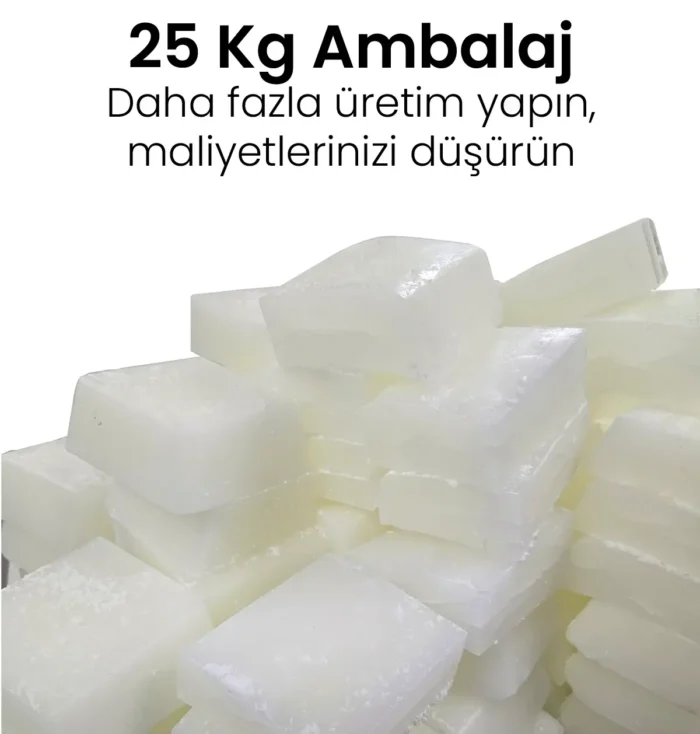 Toptan Parafin Mum Hammaddesi %1,5 Yağlı 25 Kg Kalıp Halinde - Görsel 2