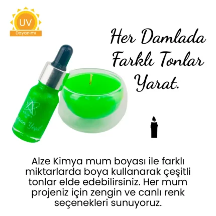 Yeşil Mum Boyası