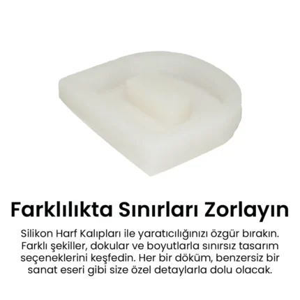 D Silikon Harf Kalibi 3 D Harfi Silikon Kalıp