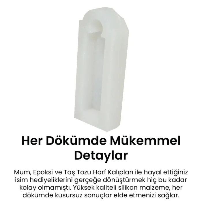 İ Harfi Silikon Kalıp - Görsel 2