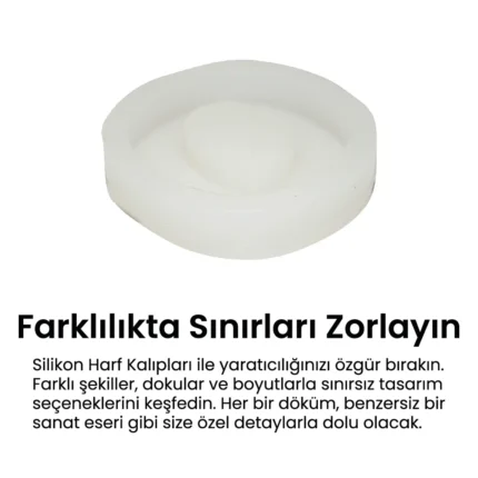 o i Silikon Harf Kalibi 3 O Harfi Silikon Kalıp