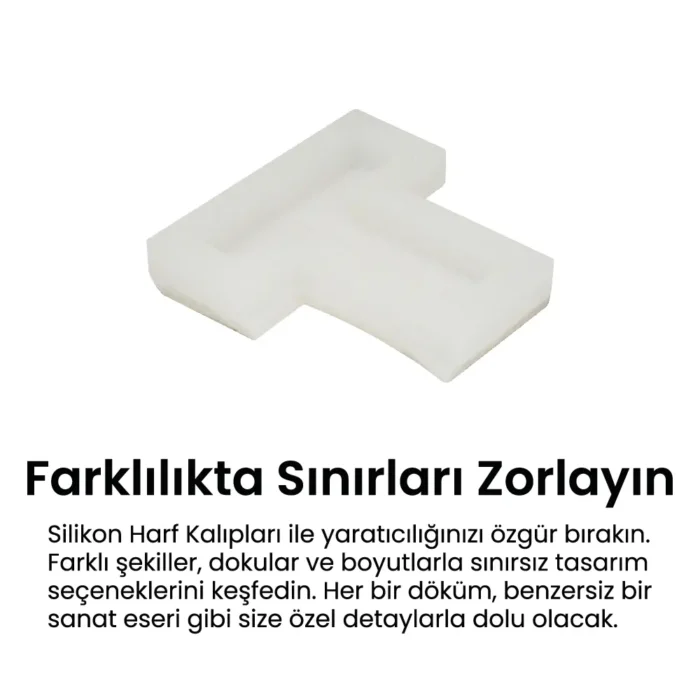 T Harfi Silikon Kalıp - Görsel 3