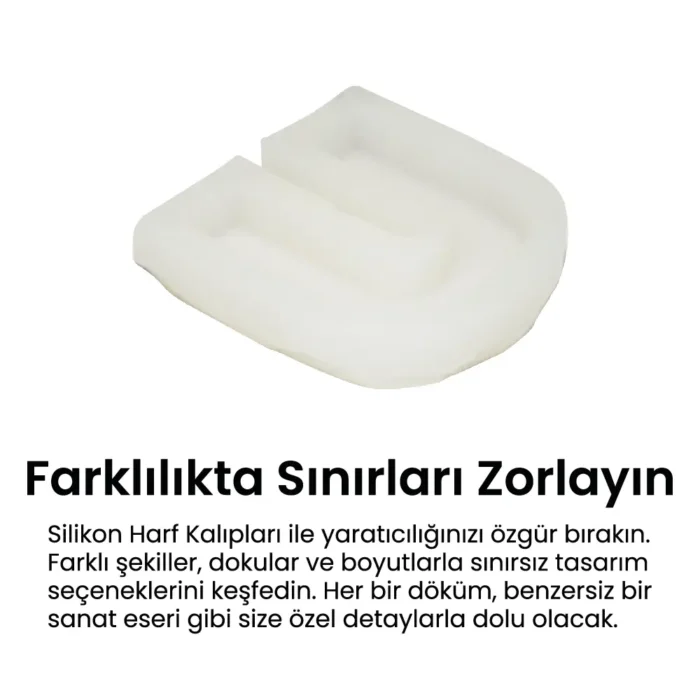 U Harfi Silikon Kalıp - Görsel 3