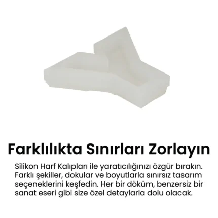 yi Silikon Harf Kalibi 3 Y Harfi Silikon Kalıp