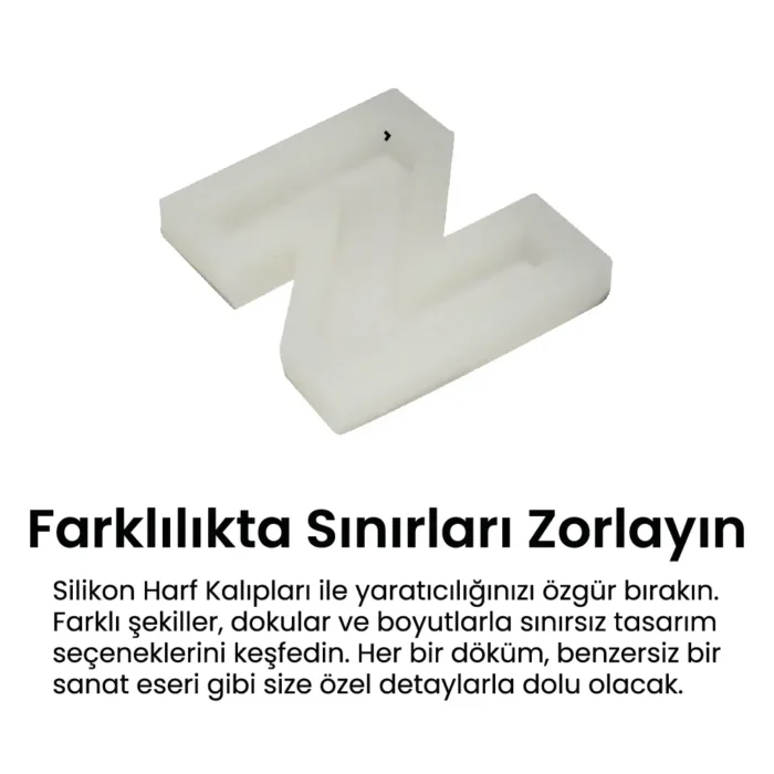 Z Harfi Silikon Kalıp - Görsel 3