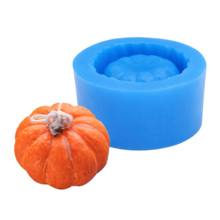 Balkabağı Silikon Kalıp – Mum, Sabun ve Kokulu Taş İçin Silikon Kalıp