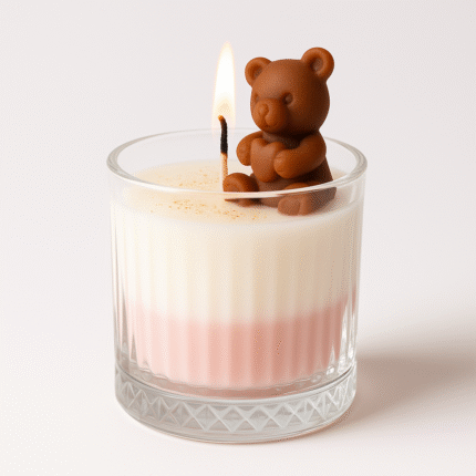 Alternative view of Kalp Tutan Mini Ayı Silikon Kalıbı - 3 cm Bardak Üstü Süslemeye Uygun