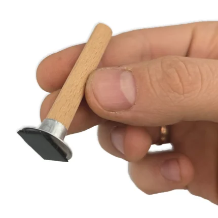 Yuvarlak Model Ahşap Mum Fitili ( Kendinden Sehpalı ) - 6 cm