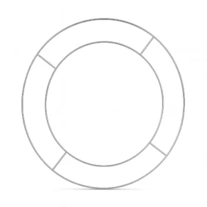 İç İçe Geçik Duvar Süslemesi, Ayna Konseptinde Makrome Kasası | 40 cm