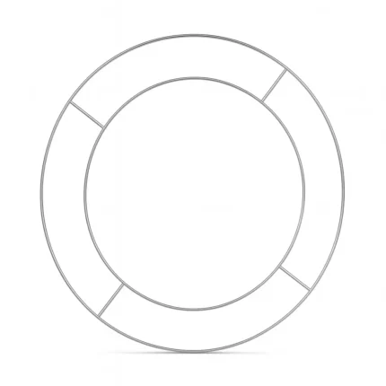 Alze Kimya - Mum Malzemeleri Hobi Marketiniz 109 İç İçe Geçik Duvar Süslemesi, Ayna Konseptinde Makrome Kasası | 40 cm