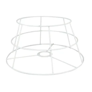 2 Katlı Abajur Kasası Makrome Sarımına Uygun – Bohem Tarzı Makrome El Yapımı Avize Modeli