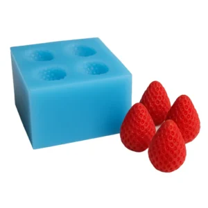 Mini Çilek Kalıbı 4'lü
