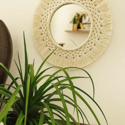 Gümüş Renkli Halkalar Makrome Kasası 5 Resim 1 Gümüş Renkli Halkalar Makrome Kasası