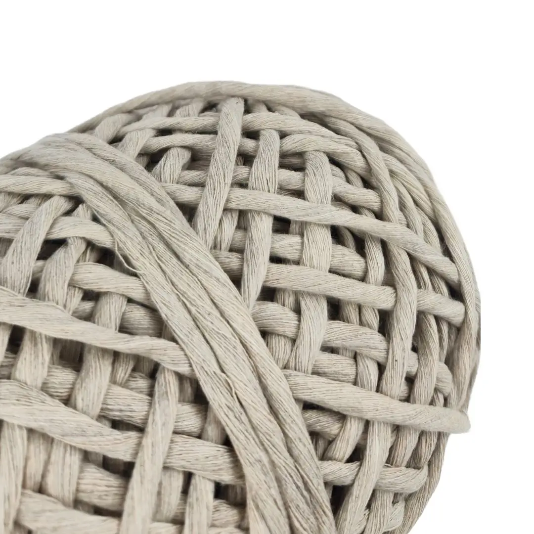 Füme Makrome İpi %100 Pamuk 3 mm | Doğal ve Yumuşak Doku 2 Füme Makrome İpi 2