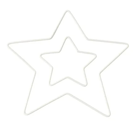 Alze Kimya - Mum Malzemeleri Hobi Marketiniz 123 Yıldız Şekilli Metal Makrome Halkası