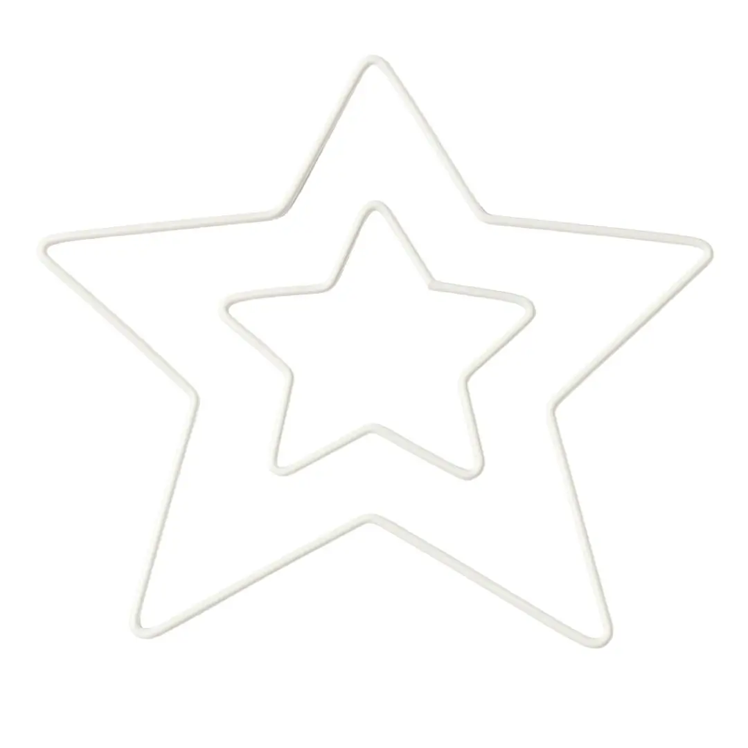 Yıldız Şekilli Metal Makrome Halkası 1 Yıldız Şekilli Metal Makrome Halkası