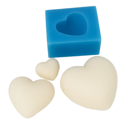 3 Boyutlu Kalp Silikon Kalıp Seti | Küçük, Orta ve Büyük Kalp Kalıbı