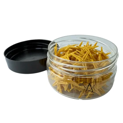 Polyester Deniz Yıldızı 2 cm – 100’lü Set | Sarı Mini Deniz Yıldızı Süs