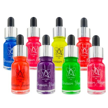 Tüm Floresan Boyalar Benim Olsun 8 x 10 ml