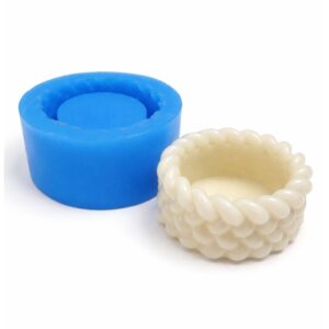 Hasır Detaylı Tealight Kase Kalıbı