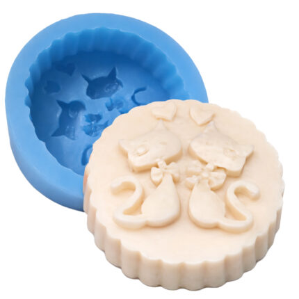 Sevimli Kediler Sabun Kalıbı