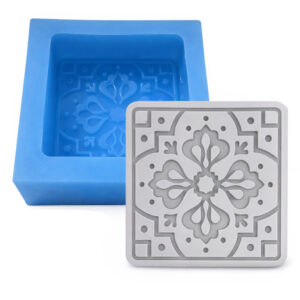 Kare Dekoratif Sabun & Taş Tozu Kalıbı