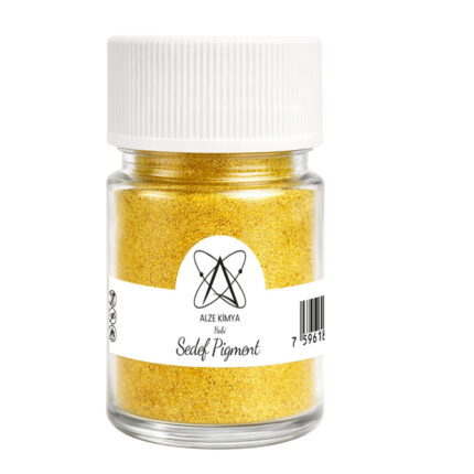 Alze Premium Sedef Toz Pigment Açık Altın (Epoksi Uyumlu)
