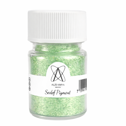 Alze Premium Sedef Toz Pigment Açık Yeşil (Epoksi Uyumlu)