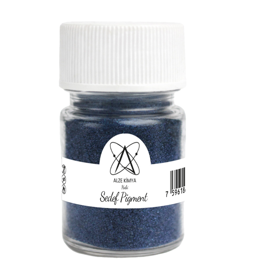 Alze Premium Sedef Toz Pigment Antik Mavi (Epoksi Uyumlu) 1 Alze Premium Sedef Toz Pigment Antik Mavi (Epoksi Uyumlu)