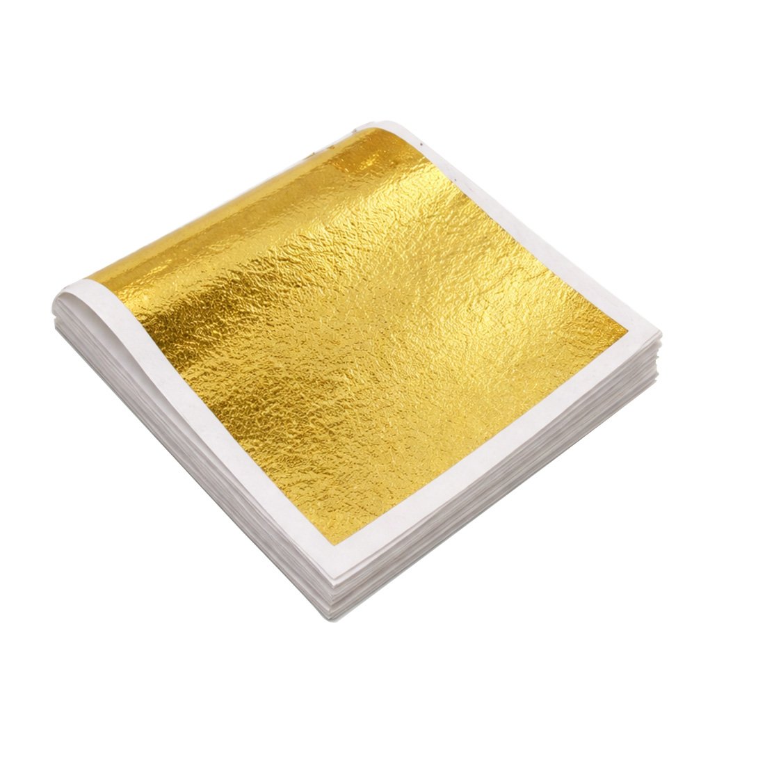 Yaprak Varak Altın 100 ad 16x16 cm (Büyük Boy) 1 yaprak varak altın