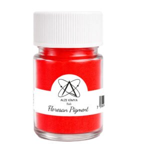 Floresan Kırmızı Epoksi Pigmenti | Ultra Parlak Renkler