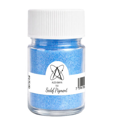 Alze Premium Sedef Toz Pigment Mavi (Epoksi Uyumlu)
